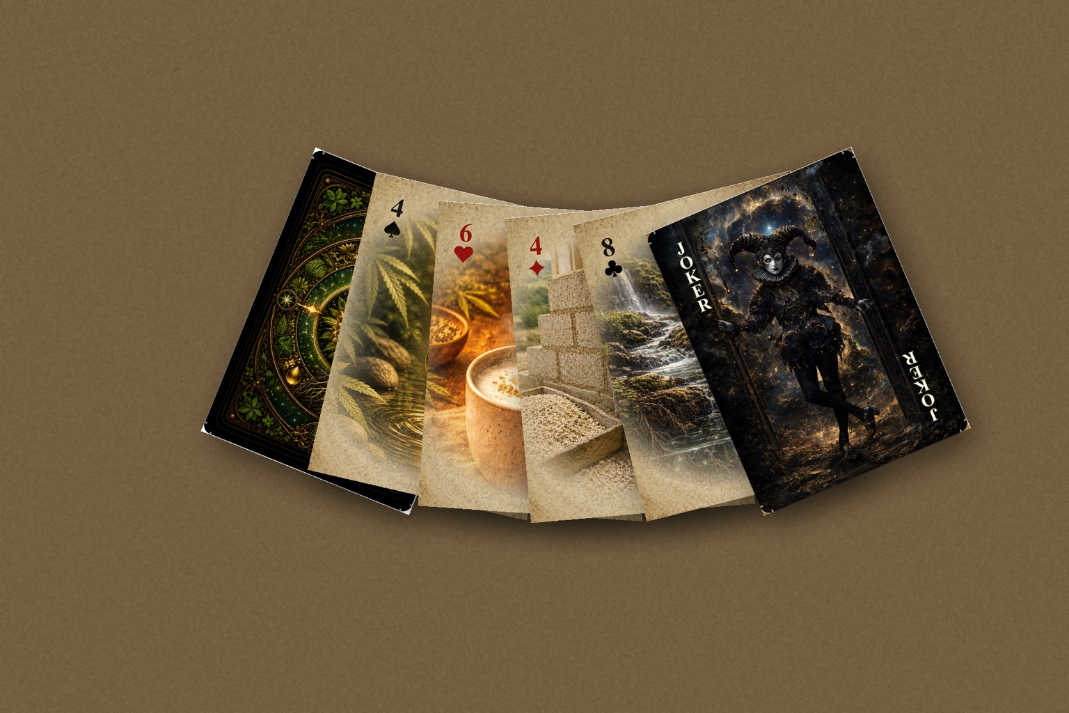Hemp Playing Cards fanned out